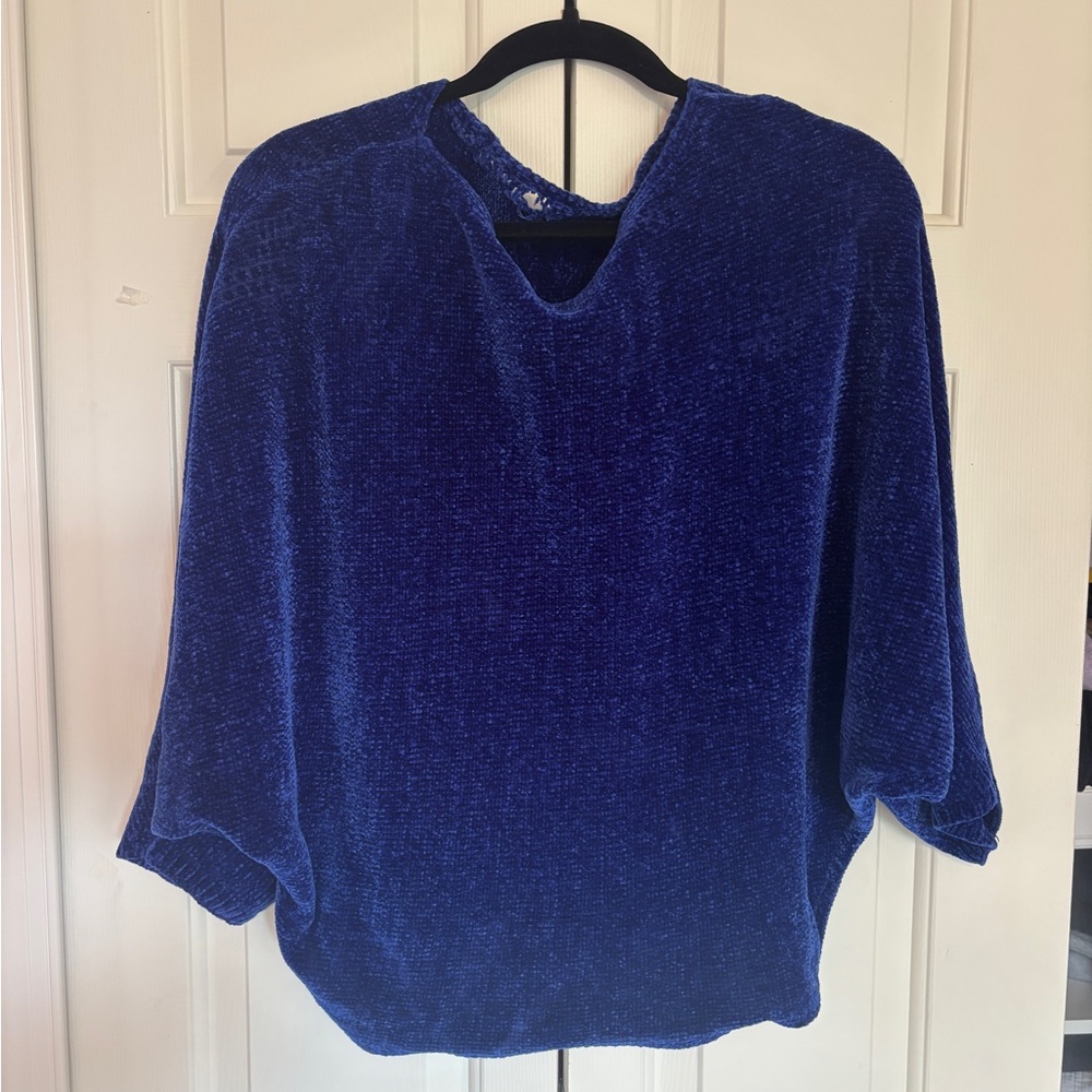 Blue Velvet Top